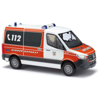 BUSCH 53465 1:87 Mercedes-Benz Sprinter kurz Kinder NEF Rettungsdienst Dortmund, 2018 von Busch