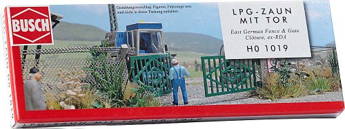 Busch 1019 - LPG Zaun mit Betonpfosten und Tor Busch 1019 - LPG Zaun mit Betonpfosten und Tor von Busch