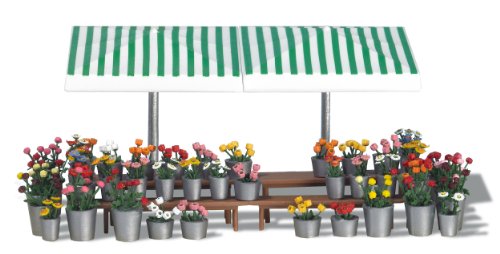 Busch 1072 - Marktstand Blumen von Busch