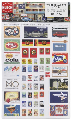 Busch 1130 - Werbeplakat-Set DDR von Busch