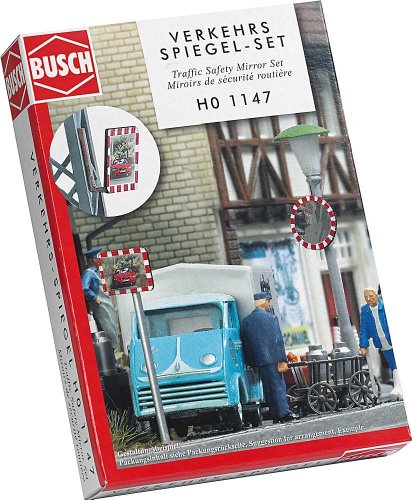 Busch 1147 - Verkehrsspiegel-Set von Busch