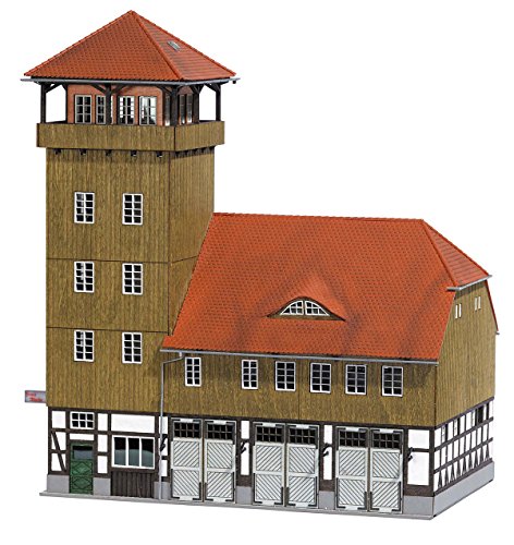 Busch 1450 H0 - Bausatz Feuerwehrgebaeude "Schwenningen" (Requisitenhaus) von Busch-Jaeger