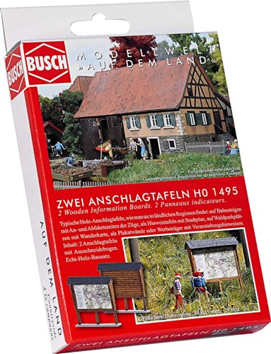 Busch 1495 - Zwei Anschlagtafeln von Busch