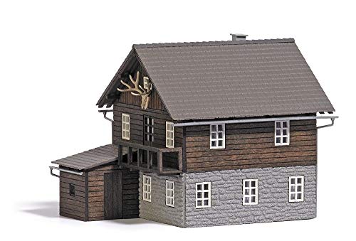 Busch-Jaeger 1675 Forsthaus, H0 Gebäude Bausatz 1:87 - Modellbaukit für Gebäude - Modellbau - Miniaturhaus - Wald - Braun, Grau - Unisex - Kinder (verschiedene Altersgruppen) von Busch-Jaeger