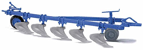 Busch 42851 B200 Reversible Plow HO Maßstab Modellfahrzeug, blau, Medium von Busch