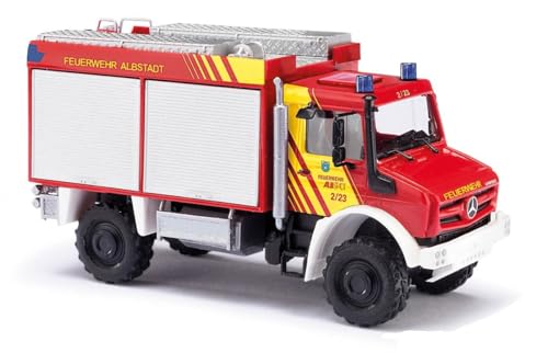 Busch 51056- 1/87 / H0 MB Unimog U5023, Feuerwehr Albstadt - Neu von Busch