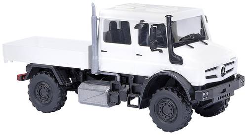 Busch 51081 H0 LKW Modell Mercedes Benz Unimog U 5023, weiß von Busch