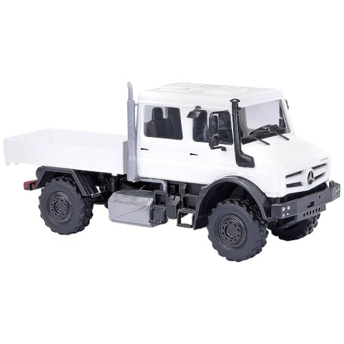 Busch 51081 H0 LKW Modell Mercedes Benz Unimog U 5023, weiß von Busch