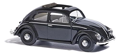 Busch 52942 H0 PKW Modell Volkswagen Käfer Brezelfenster schwarz von Busch