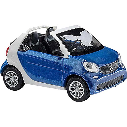 H0 BU SMART FORTWO CABRIO 2015 CMD BLAU von Busch-Jaeger