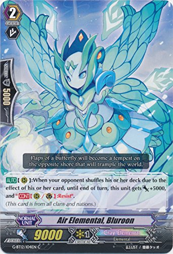 Air Elemental, Bluroon - G-BT12/104EN - C - G Booster Set 12: Dragon King 's Awakening von Bushiroad