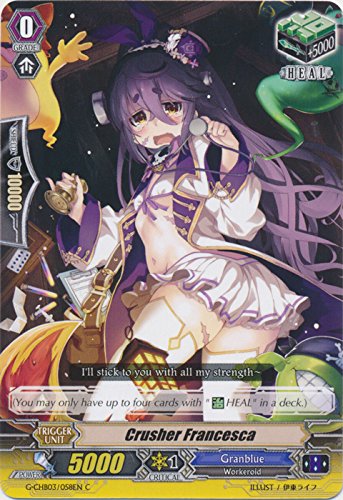 Bushiroad Crusher Francesca – G-CHB03/058EN – C – G Character Booster 3: Rommé Labyrinth unter dem Mondlicht von Bushiroad