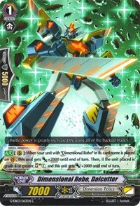 Bushiroad Dimensional Robo, Daicutter - G-EB03/063EN - C - G Extra Booster 3: The Galaxy Star GATE von Bushiroad