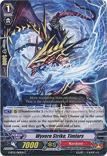 Wyvern Strike, Timlars - G-BT12/080EN - C - G Booster Set 12 - Dragon King's Awakening von Bushiroad