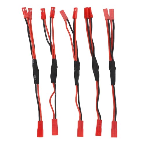 BuyWeek JST Stecker Splitter, 5 Stücke SM Splitter Weiblich zu Männlich 15.5cm Parallel Adapter für ESC 030 050 180 Motor BuyWeek JST Stecker Splitter, 5 Stücke SM Splitter Weiblich zu Männlich 15.5cm Parallel Adapter für ESC 030 050 180 Motor von BuyWeek