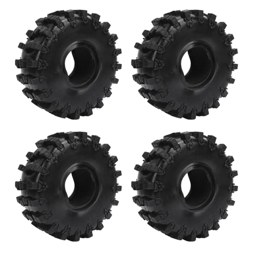 BuyWeek RC Reifen für Axial 1/10 RC Crawler Auto, 4 Stück Kunststoff Anti Rutsch RC Auto Rad Reifen Schwarz BuyWeek RC Reifen für Axial 1/10 RC Crawler Auto, 4 Stück Kunststoff Anti Rutsch RC Auto Rad Reifen Schwarz von BuyWeek