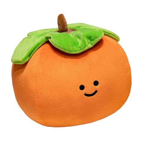 Buyaole Plüsch Obst- und Gemüsepuppen, 8 Stück, Stofftiere, Kuscheltiere für Kinder (Orange) von Buyaole