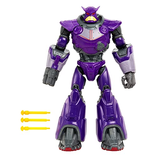 Buzz Lightyear HJJ29 - Buzz Lightyear Blaster Attack Zurg Action-Figur mit 11 beweglichen Gelenken, über 15 Licht- und Sound-Effekte, Spielzeug für Kinder ab 4 Jahren von Mattel