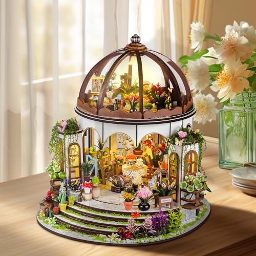 BuzzoXerex Miniatur Haus Bausatz, DIY Miniature House Holz für Erwachsene, Mini Gewächshaus Gärten Mit Möbel und Licht, Geschenk Miniatur Haus Selber Bauen für Erwachsene und Kinder (2) BuzzoXerex Miniatur Haus Bausatz, DIY Miniature House Holz für Erwachsene, Mini Gewächshaus Gärten Mit Möbel und Licht, Geschenk Miniatur Haus Selber Bauen für Erwachsene und Kinder (2) von BuzzoXerex