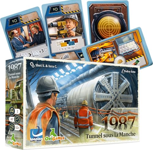 1987: Tunnel unter dem Ärmel - Gesellschaftsspiel - französische Version von Buzzy Games