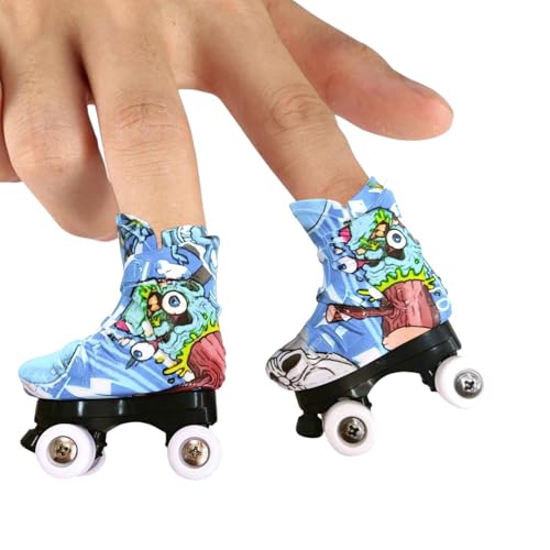 2 Stück Finger Skateboard Fingerskateboards Fingerboard Spiele Für jungens Und Mädchen Bunt Skatepark Spielzeug Finger Skatepark Finger Skateboard Ramp Rutschfestes Finger Spielzeug Für Kinder von Bvizyelck