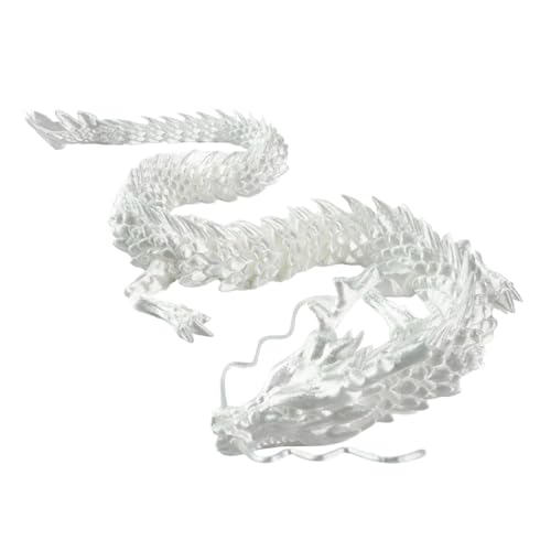 3D Gedruckter Drache Beweglicher Drache Geheimnisvolle Drachen Spielzeug Realistische Beweglicher Drachen Figuren Schreibtischspielzeug Drachen Ornament Für Autos, Büros, Flexibles Drachenspielzeug von Bvizyelck