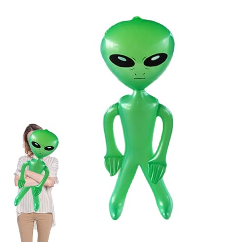 Aufblasbarer Alien 90cm Riesiges Aufblasbares Alien Alien Aufblasspielzeug Für Dekorationen Aufblasbarer Alien Marsmann Aufblasbarer Geist Alien Raumschiff Zubehör von Bvizyelck