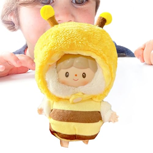 Bvizyelck Anziehpuppenkleidung, Kinderpuppenkleidung | Puppenkleidungsanzug - Weiche Anime-Plüschkleidung, Anziehspielzeugzubehör, Exquisite Outfit-Accessoires für lustige Kinderjungen von Bvizyelck