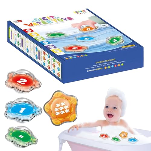 Bvizyelck Badespielzeug für Babys, Duschspielzeug für Kleinkinder,Lustiges Alphabet-Lernspielzeug, Badewannen-Alphabet-Buchstaben-Set - Kreatives Schwimm-Badespielzeug, pädagogisches von Bvizyelck