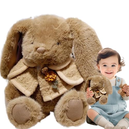 Bvizyelck Bunny Stoffed Toy, Plüsch Bunny Toy | Entzückendes ausgestopftes Tier Kaninchen Plüschspielzeug,Weiche kuschelige Kinder schlafen süße Hasenkissen für, Mädchen, von Bvizyelck