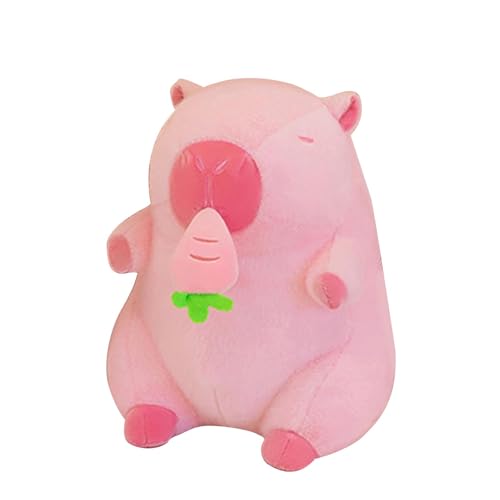 Bvizyelck Capybara gefülltes Tier, Capybara Plüsch groß | Realistische niedliche Capybara Plüsch | Fun Stoffed Animal Figur für Thanksgiving, Weihnachten, Schlafen, Ausruhen, Lesen und Umarmungen von Bvizyelck