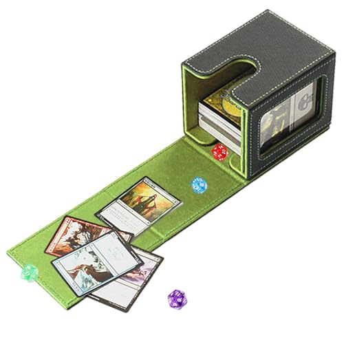 Bvizyelck Commander Display Deck Box - Display Commander Card Wide Capacity Box | Card Game Protector for Gathering 100 Sleeved Cards for Earrings, Bracelet, Candy von Bvizyelck