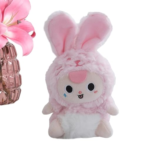 Bvizyelck Gefüllter Hase, Plüschpuppe | Niedliche Kaninchen-Ornament-Häschen-Plüschtiere - Stofftierpuppe, kleine Plüschtiere für Tasche, Schlüsselanhänger, Auto von Bvizyelck