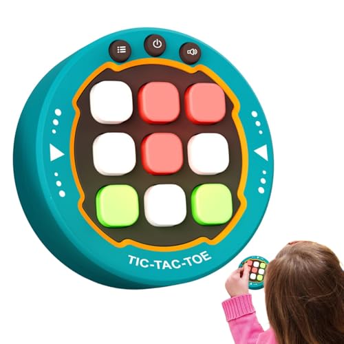 Bvizyelck Handheld-Puzzlespiele für Kinder, 3-Gewinnt-Spiel - Brettspiele für Kinder - Strategiebasiertes Familien-Brettspiel für Erwachsene und Kinder im Alter von 3–5 Jahren von Bvizyelck