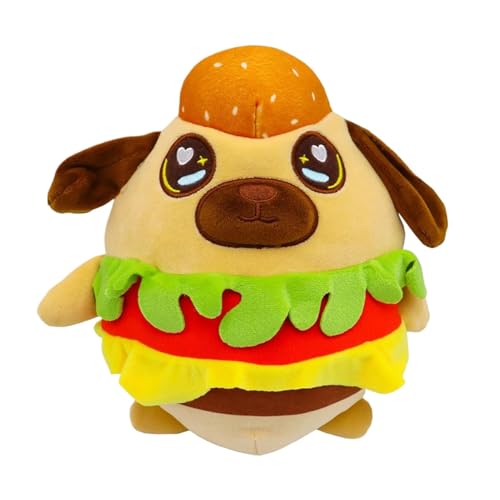 Bvizyelck Hund Spielzeug Plüsch, HamHund Stofftiere, HamWelpe Plushie, Hund Plüsch gefülltes Tier, Kuschel, Kuschel, 7,87 Zoll lustig für und Mädchen von Bvizyelck