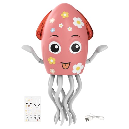 Bvizyelck Kraken Spielzeug - Krabbelnder Tanzender Tintenfisch,Wackelnder Roboter Interaktives Lernspiel Mit Licht Und Musik Für Kinder Bis 6 Jahre Geburtstag Kindergarten Zuhause Mädchen Bvizyelck Kraken Spielzeug - Krabbelnder Tanzender Tintenfisch,Wackelnder Roboter Interaktives Lernspiel Mit Licht Und Musik Für Kinder Bis 6 Jahre Geburtstag Kindergarten Zuhause Mädchen von Bvizyelck