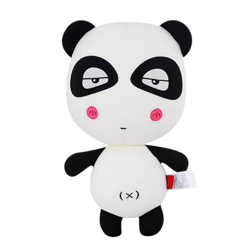 Bvizyelck Panda Stofftier,Stoffpanda,Dekokissen Plüsch Kühlender Pandabär | Kinder-Panda-Spielzeug, schlafender Plüsch, multifunktionale Tier-Plüschtiere für den Valentinstag von Bvizyelck