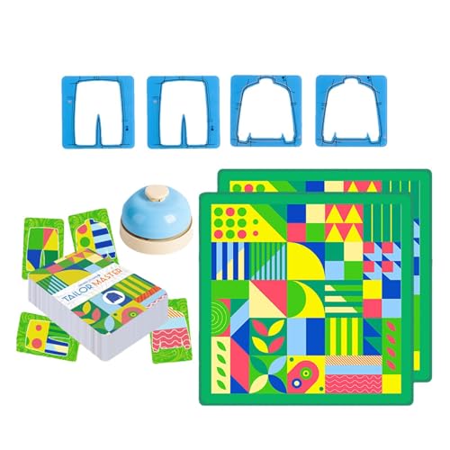 Bvizyelck Tailor Master Game, Farbanpassungsspiel,Grafisches Farbanpassungsspielzeug-Schneidermeisterspiel für Kinder | Interaktive Eltern-Kind-Brettspiele für, Mädchen, Kinder, Erwachsene von Bvizyelck