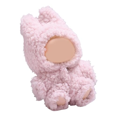 Bvizyelck Weiche Stofftierkleidung, Cartoon-Puppenkleidung, Kleine Puppe Soft Onesie, Warme und süße Kuschelpuppenkleidung für Stofftiere, PVC-Puppen, Actionfigurenpuppen, Plüschpuppen von Bvizyelck