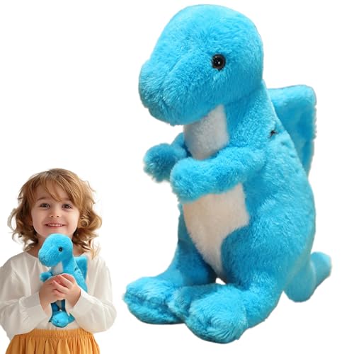 Bvizyelck Weiches Tier-Dino-Plüschtier, ausgestopftes Dinosaurier-Plüschtier, Plushie Dinosaurier Stofftiere Plüschtiere, Cartoon-Dino-Plüschpuppe, ausgestopftes Dinosaurierspielzeug für Zuhause, von Bvizyelck