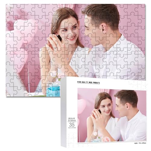 Fotopuzzle 35/70/120/200/300 Teile, Personalisiert Puzzle Selbst Gestalten, Puzzle Mit Eigenem Bild Erstellen, Puzzle Mit Eigenem Foto, Puzzle Personalisiert, Fotopuzzle Mit Eigenem Bild (35 Teile) von Bxjinkele