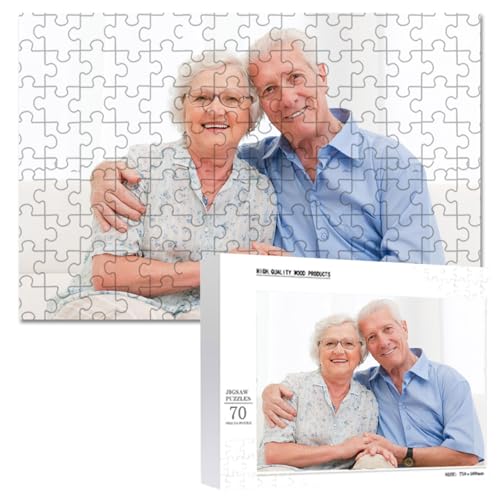 Fotopuzzle 35/70/120/200/300 Teile, Personalisiert Puzzle Selbst Gestalten, Puzzle Mit Eigenem Bild Erstellen, Puzzle Mit Eigenem Foto, Puzzle Personalisiert, Fotopuzzle Mit Eigenem Bild (70 Teile) von Bxjinkele