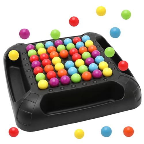 Intellektuelles Schachbrett Doppelduell | Rainbow Puzzle Schachspiel | Magnetisches Schachspiel Kinder | Rainbow Ball Gesellschaftsspiele | Pädagogisches Schachbrettspiel Für Kinder Und Erwachsene (A) von Bxjinkele