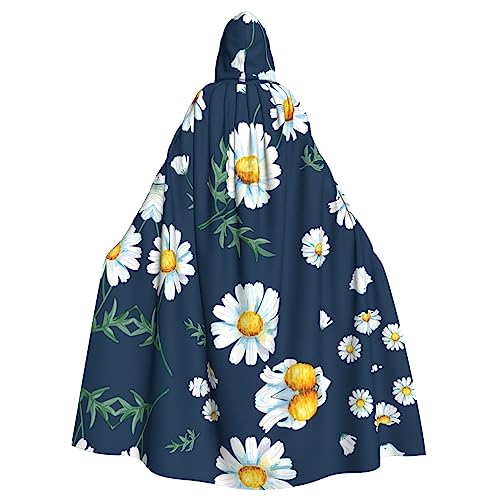 Bxzpzplj Daisy' Karnevals-Umhang in voller Länge mit Kapuze, Unisex, Cosplay-Kostüme, Umhang für Erwachsene, 185 cm von Bxzpzplj