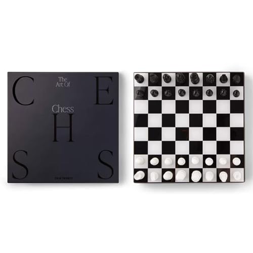 Schachfiguren Exquisites Schachbrett aus Holz, Premium-Schachbrett und Übungsschachbrett-Set zur Dekoration for Schulaktivitäten for Erwachsene und Kinder Backgammon(Color:Black) von BybAgs
