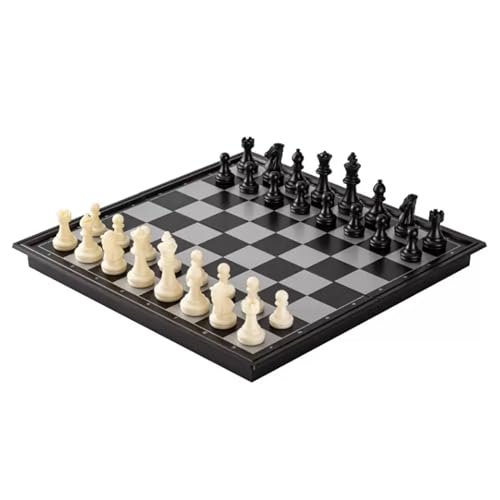 Schachfiguren Kinder-Anfänger-Schachbrett, magnetisches Schachspiel und klassisches Schachbrett-Set for Kinder, Büro, Erwachsene, Schule, Dekoration, Geschenk Backgammon(L) von BybAgs