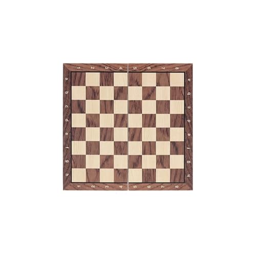 Schachfiguren Robustes Schachbrett-Set, tragbares Reise-Schachspiel und handgefertigtes Holzschach-Set for Dekor, Schule, Familienaktivitäten Backgammon(L) von BybAgs