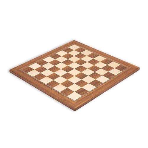 Schachfiguren Tragbares Schachbrett aus Holz und handgefertigtes Schachbrett mit nur einem Schachbrett ohne Schachfiguren for Familienaktivitäten auf Reisen Backgammon(Red) von BybAgs