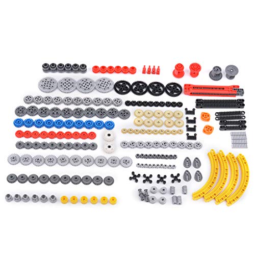 Bybo Technik Ersatzteile Set,Technik Zubehör Technik Motor Technik Teile Steine Einzelteile, Klemmbausteine Set Kompatibel mit Lego Technik von Bybo