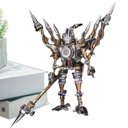 3D Metal Puzzles, Metal Puzzle Assembly Toys, 3D Ancient Figure Mechanical Puzzle for, 3D Metal Puzzles Model Kits, Deformable Figure Model Building Kits for Adults von Byeaon